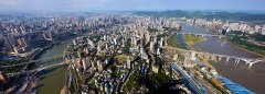 航拍桥都重庆 领略跨越山水的艺术