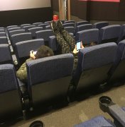 男子影院内将脚搭在前排座椅  网友：无处安放的大腿