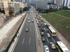 李家花园隧道不复存在 松树桥至红旗河沟方向通车