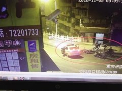 凌晨有人偷车 “天眼”看得一清二楚