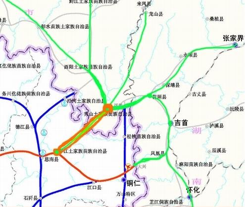 秀山再建两条高速出省通道渝东南门户一脚踏三省
