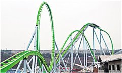 全国首台山地版过山车轨道合拢 暑假来欢乐谷一起“冲上云霄”