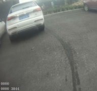 服气！路灯深夜被撞碎 民警循油渍找到肇事车