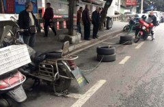 观音桥塔坪占车位花样百出