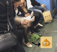 幼儿轻轨上“流屎” 看车厢内众人如何应对