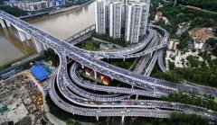 城市道路上跳动的音符，重庆山城立交桥！