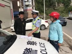 无证驾驶无牌摩托车  忠县一聋哑人被依法处罚