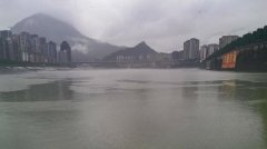 彭水连续降雨影响 乌江水位明显上涨