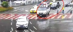 女司机闯两个红绿灯 竟然没被罚