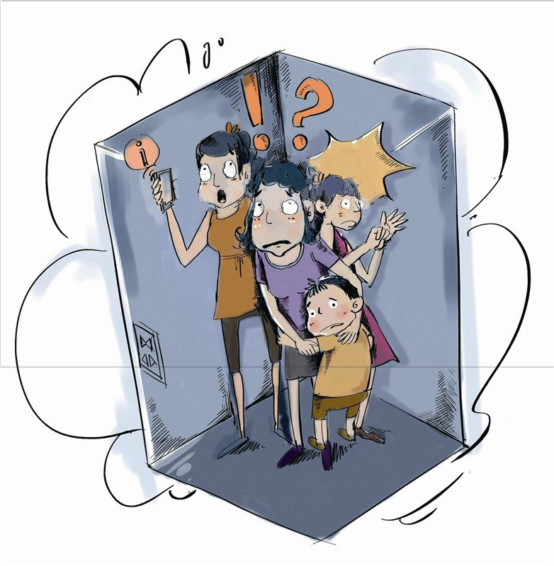 电梯三番两次上演困人事件这次更加变本加厉