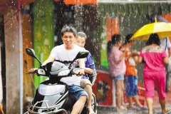重庆持续降雨最低气温20℃
