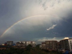 美翻！重庆垫江雨后现彩虹
