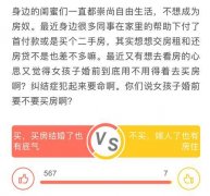 未婚女想买房遭父母反对：很快结婚 没必要