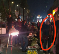 越野车撞上三轮  女子掏过三轮车主的猕猴桃狂踩