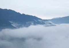 重庆开州现云海景观 初冬绝美水墨山水画
