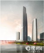 “重庆第一高楼”嘉陵帆影今天复工 将再现轻轨穿楼