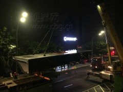 新南立交进入架梁施工阶段 夜间有交通管制