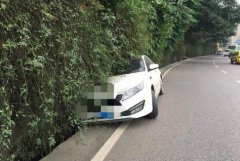 中午不睡下午崩溃  男子晃神将车开进水沟