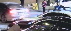 奔驰车被撞车身受损 肇事车却没了踪影