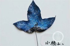 重大女生创作树叶画成“爆款” 用自己的方式纪念冬天