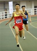 全国室内田径锦标赛西安站重庆选手夺200米冠军