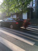 轿车行驶途中“屁股”开花    路人：一路繁花似锦