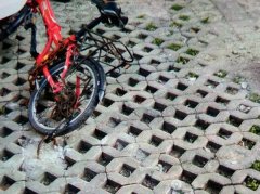 为了独享车位  有人竟用铁链锁住自行车