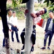 “奇葩”闹婚！新郎嘴里抽四根烟被绑树上
